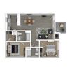 2 Bedroom, 2 Bathroom Floor Plan 2 Bedroom, 2 Bathroom Floor Plan